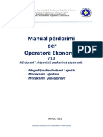 Manual Per OE - Pergaditja Dorezimi I Ofertes (Perditesuar)