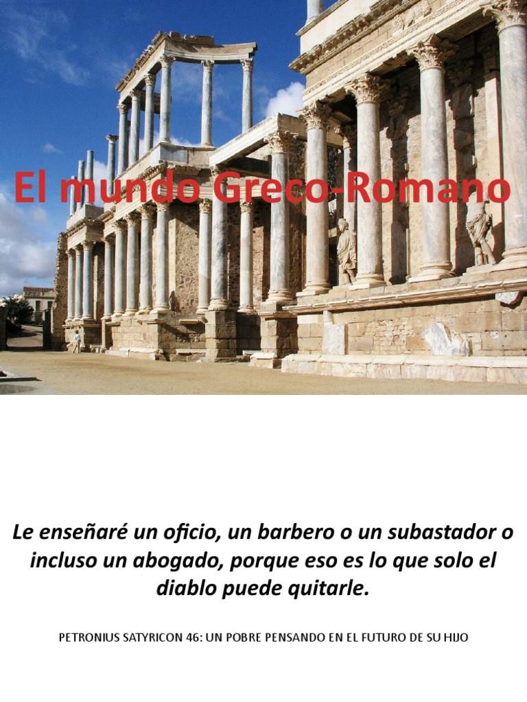 Mundo Grecoromano Del Primer Siglo PDF Juan el apóstol Bancos