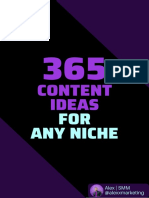 365 Content Ideas