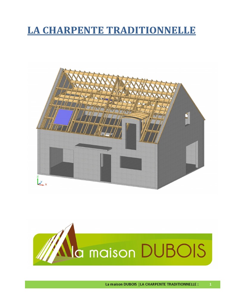 Charpente Traditionnelle : Guide Complet | PDF | Bois (matériau de ...