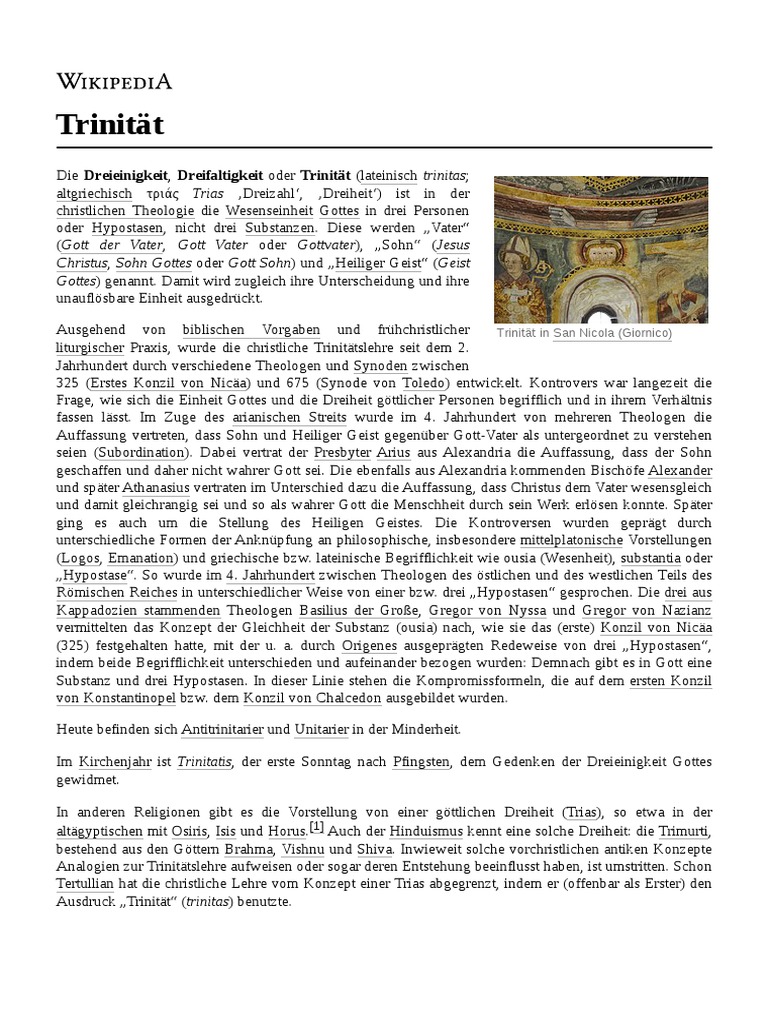 Trinität PDF