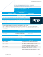 Perfil Competencia Instalador (A) Eléctrico (A) Clase D