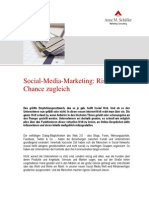 Social-Media-Marketing: Risiko und Chance zugleich