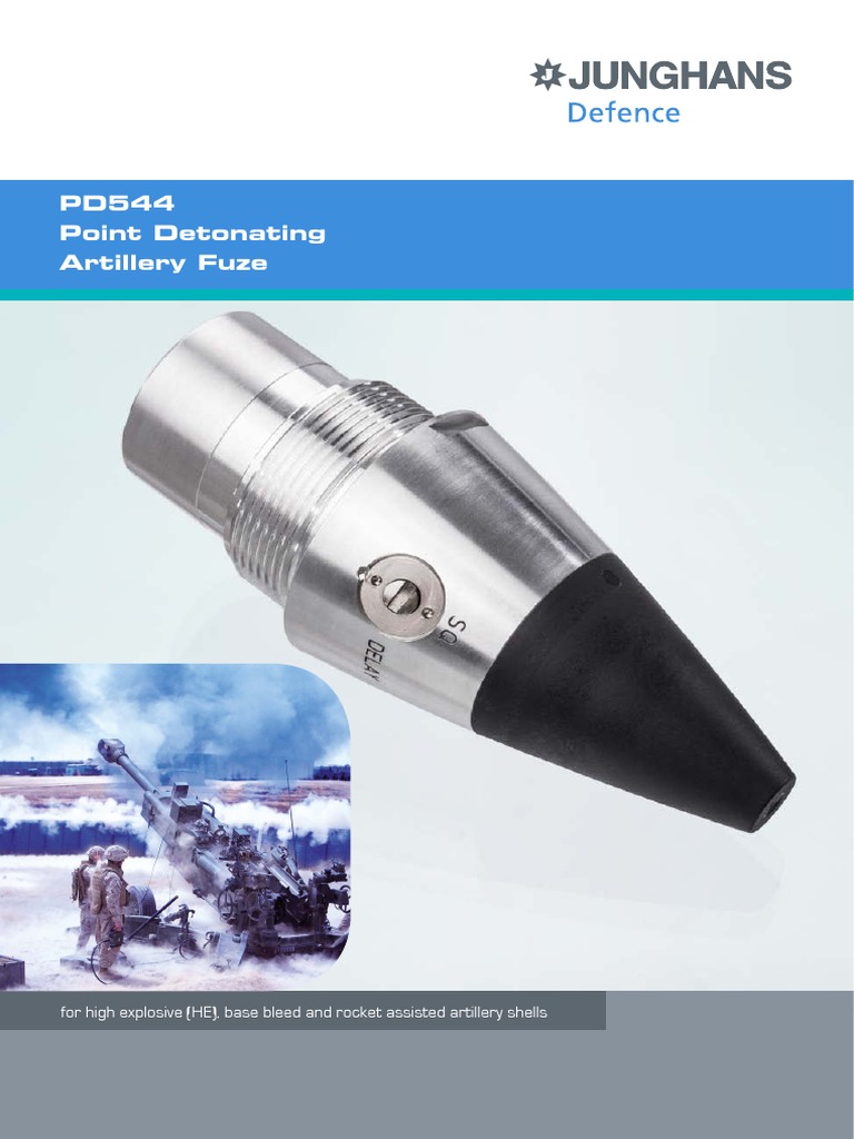 PD544 Point Detonating Artillery Fuze | PDF | Fuze | Artillery