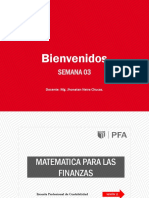 Sesion 11 - Matemática para Las Finanzas