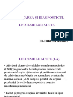 C3 - Clasificarea şi dg leucemiilor acute