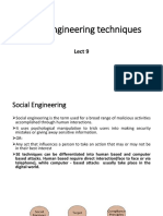 Lecture 9 Social Engineering