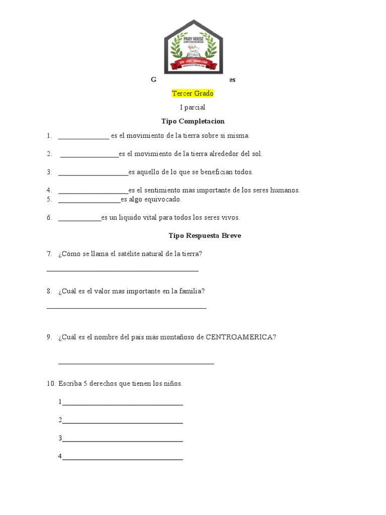 Guía de Tercer Grado de Primaria PDF | PDF | Geografía