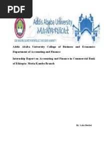 Kanbo Branch Internship Report