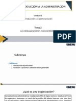 Temas de La Unidad 1 Introducción A La Administración