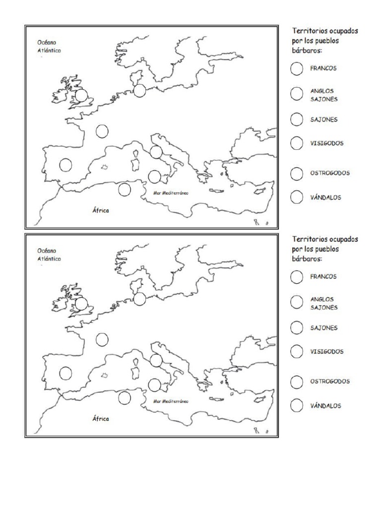 Los Reinos Barbaros Mapa | PDF