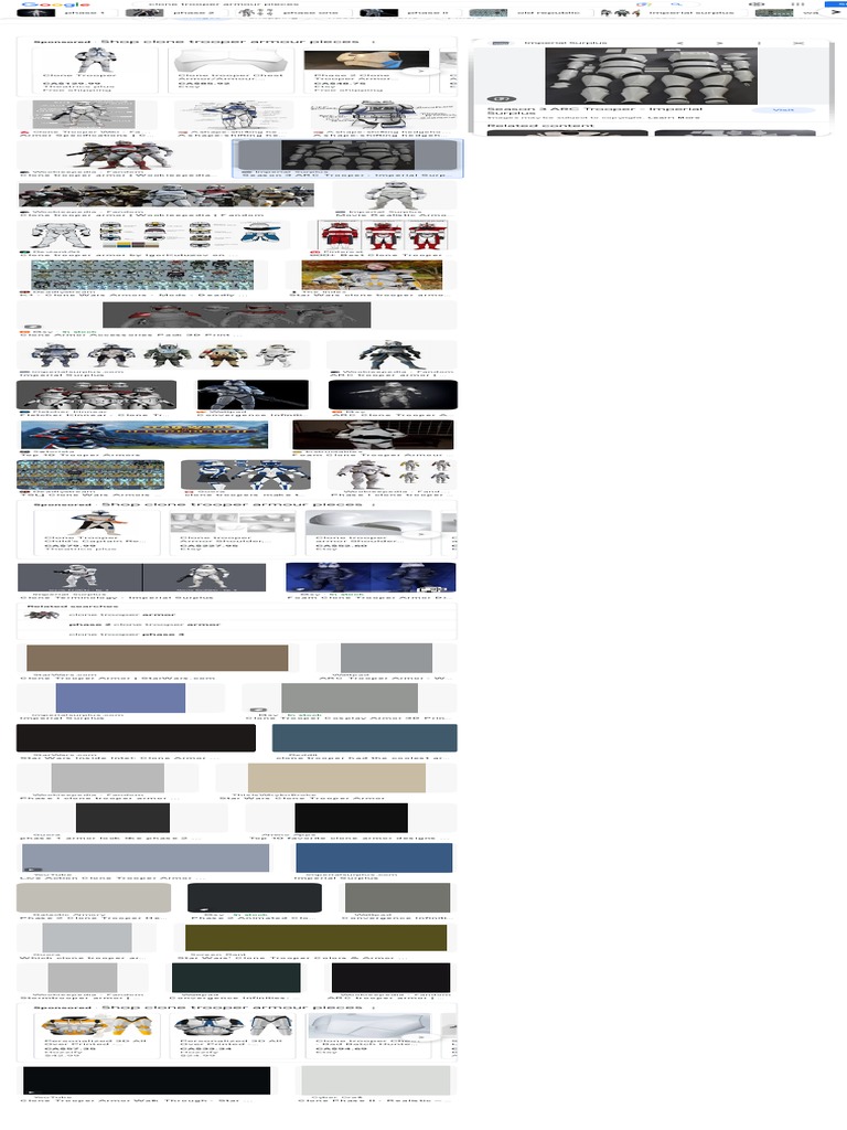 Clone Trooper Armour Pieces - Google Search | PDF