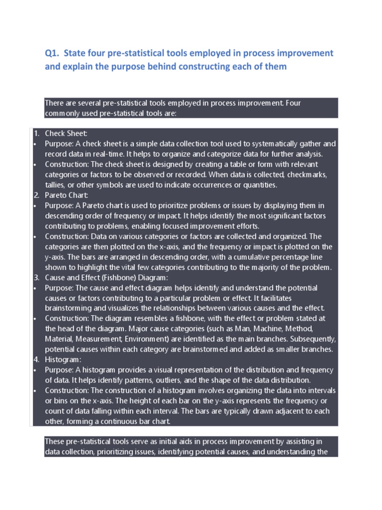 Statistical Quality Control (Questions and Answers) PDF Quality