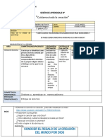 Sesion de Aprendizaje Religion 23 de Marzo