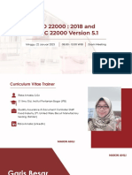 Materi Iso 22000 & FSSC 22000 - (Food Safety Batch 53 Makin Ahli 2023)
