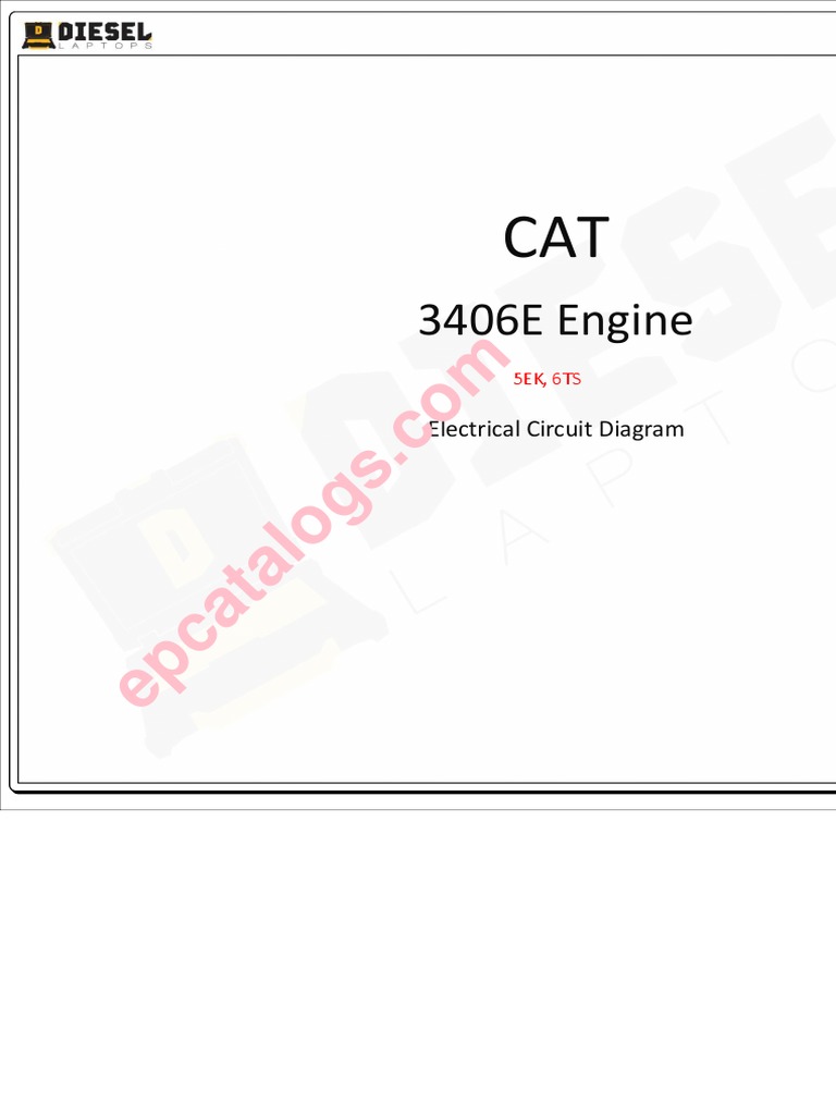 Cat 3406e (Prefix 5ek or 6ts) PDF Fuel Injection Engines