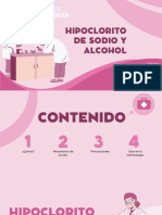 Hipoclorito de Sodio y Alcohol 