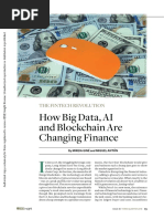 How Big Data AI and Blockchain Are Changing Finance