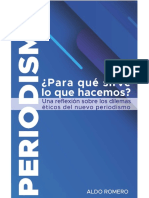 Periodismo para Que Sirve Lo Que Hacemos Ebook PDF de Aldo Romero 1