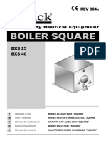 manuale Boiler BXS