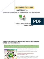 MATERI KE-6 Konservasi Pengendalian SDA (Erosi Dan Sedimentasi) .6