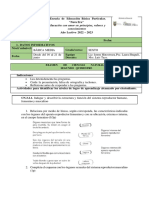 Examen 2Q Naturales Sexto