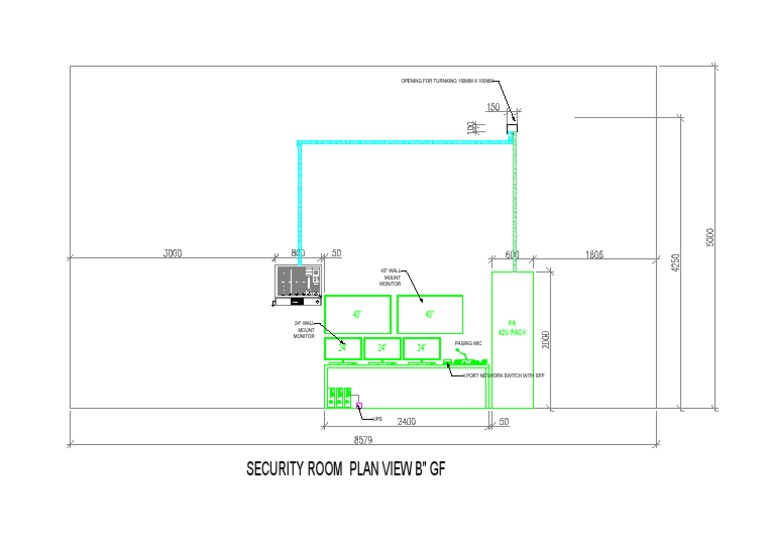 Nexus Pertama Elv Shop Drawing - 026 r01 - Security Room-Model | PDF ...