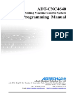 CNC4640 Programming Manual