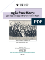 Buffalo Music History