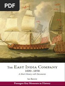 The East India Company 1600-1858 - Ian Barrow