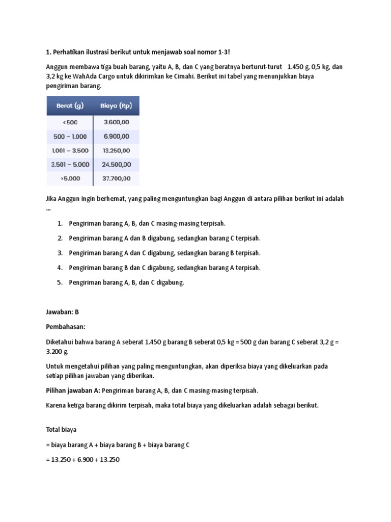 Latihan Soal Penalaran Matematika Pdf