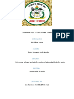 Informe de Conservacion de Suelo