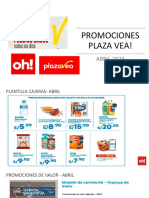 Promociones Plaza Vea - Abril