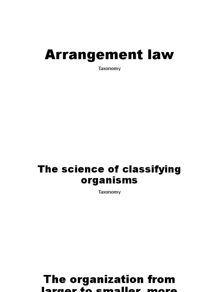 Levels of Classification Reviewer PDF