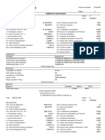 Analisis de Costo Horario