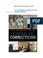 Test Bank for American Corrections 11th Edition