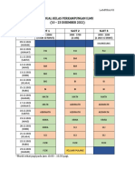 Jadual Kelas Perkampungan Ilmu 10-23 Disember 2021