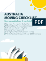 Australia Moving Checklist USLetter