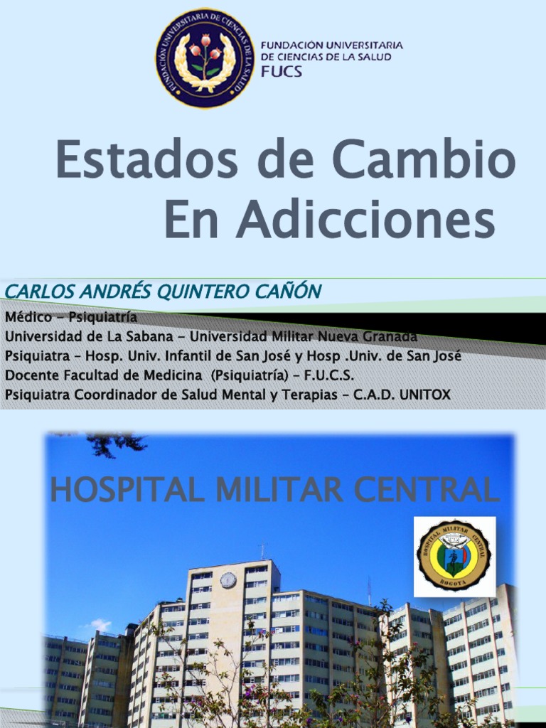 Estados de Cambio en Adicciones: Modelo Transtheórico | PDF ...