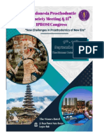 1st Indonesia Prosthodontic Society Meeting & IPROSI Congress XI