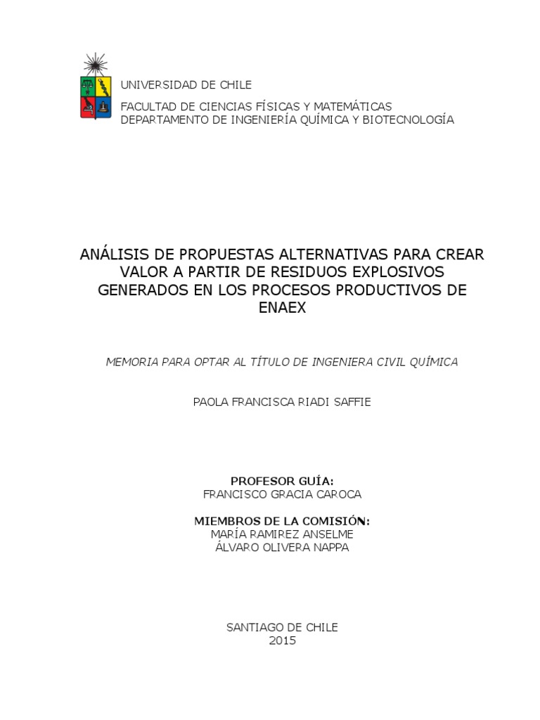 Analisis de propuestas alternativas para crear valor a partir de pdf