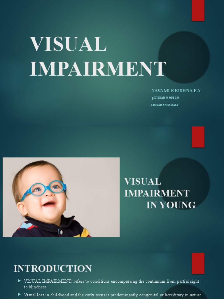 Visual Impairment PDF Visual Impairment Diseases And Disorders