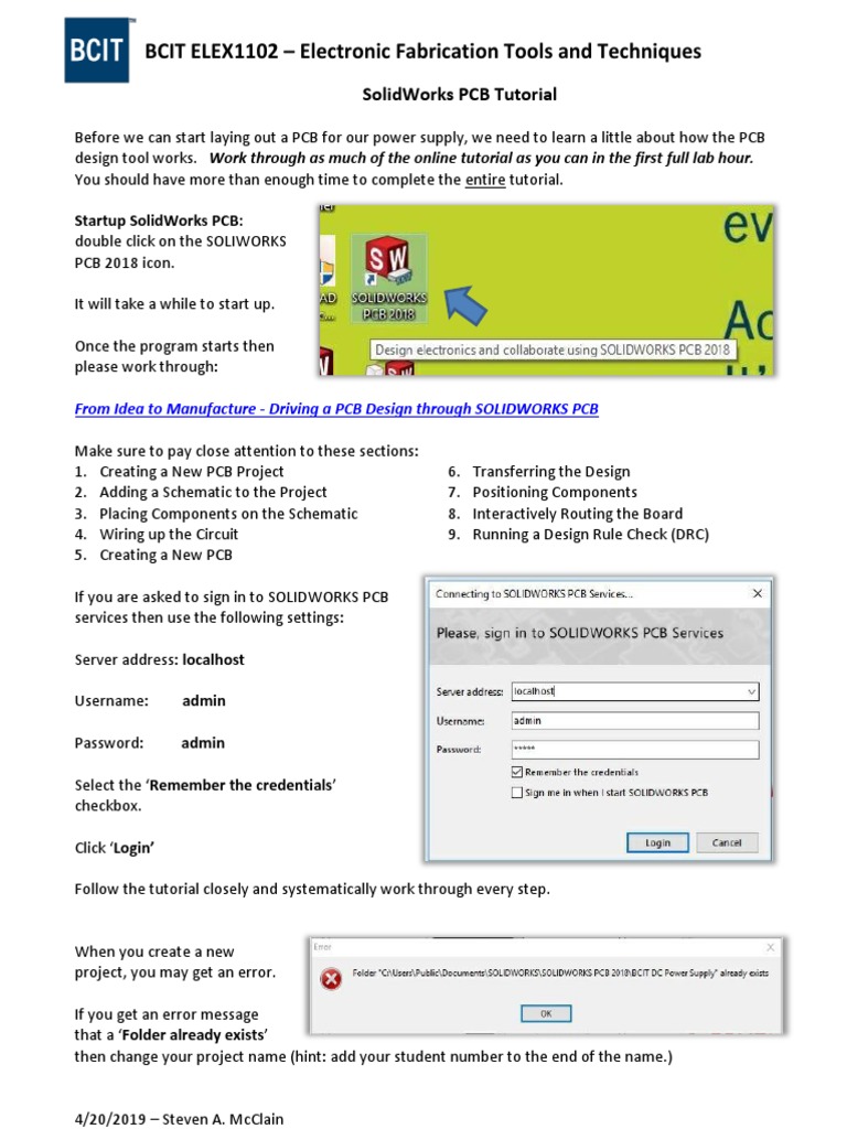1 Solidworks PCB Tutorial PDF