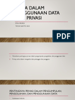 Pertemuan 10. Etika Dalam Penggunaan Data Dan Privasi