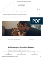 10 Meaningful Benefits of Prayer 20-10-20
