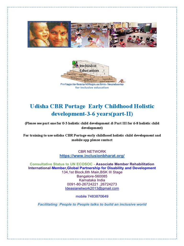 3 6 Holistic Child Development Pdf Child Development Inclusion