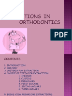 Extraction in Ortho