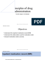 Video 3 Principles of Drug Administration