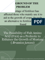 Group 6 PPT (The Feasibility of Fish Amino Acid As A Probiotic To Enhance The Growth of Mustasa)