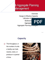 Chapter 8 - Capacity and Aggregate Planning